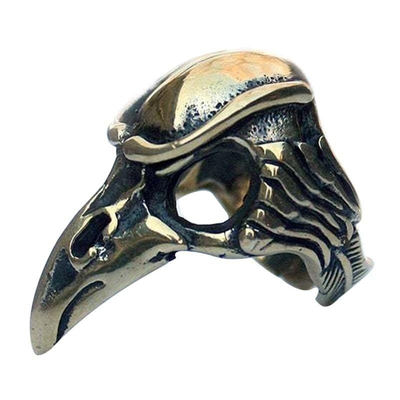 Bague Corbeau Steampunk Bronze | Éclat de Mystère - The Steampunk Emporium Bronze / Ajustable