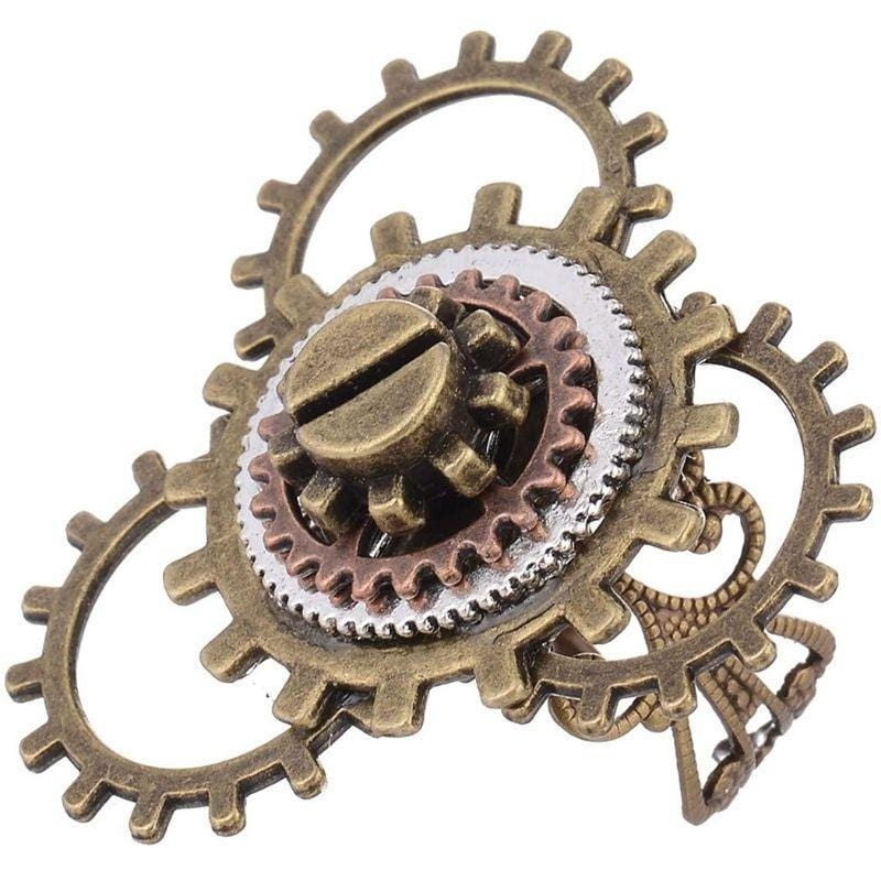 Bague Rouage Steampunk | LuxeGénie - The Steampunk Emporium