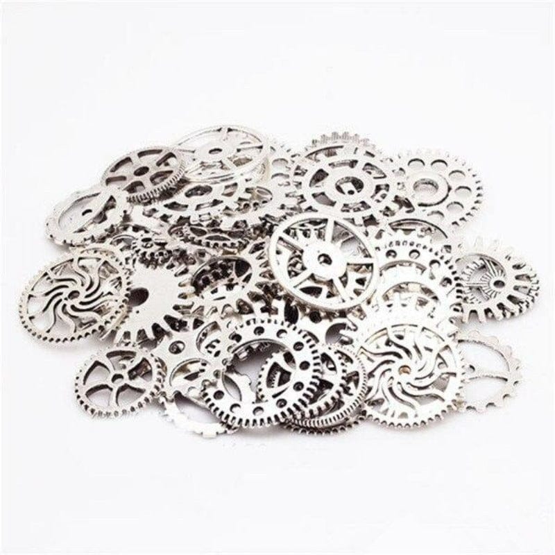 Bijoux Steampunk Engrenages | Créations MysticGear - The Steampunk Emporium Argent