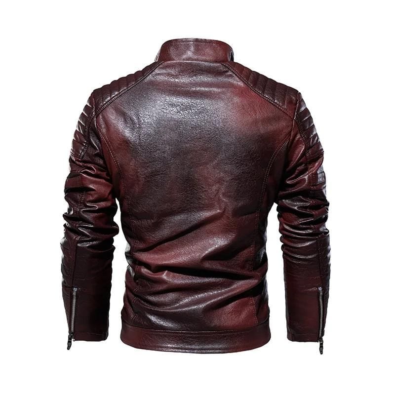 Blouson Luxe Motard Simili PU | StyleElite - The Steampunk Emporium