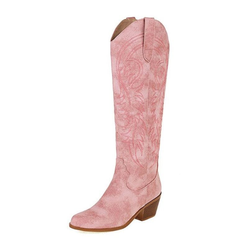 Bottes Daim Western Femme | WestLuxe - The Steampunk Emporium Rose / 34