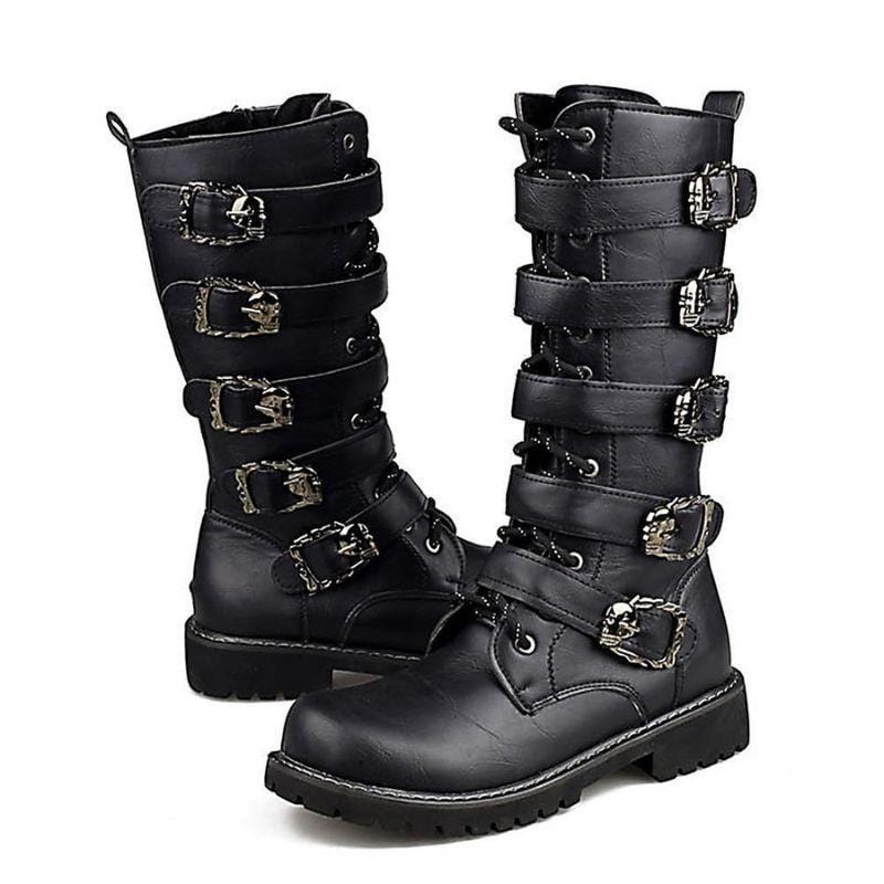 Bottes Steampunk en PU Homme | PowerGear - The Steampunk Emporium