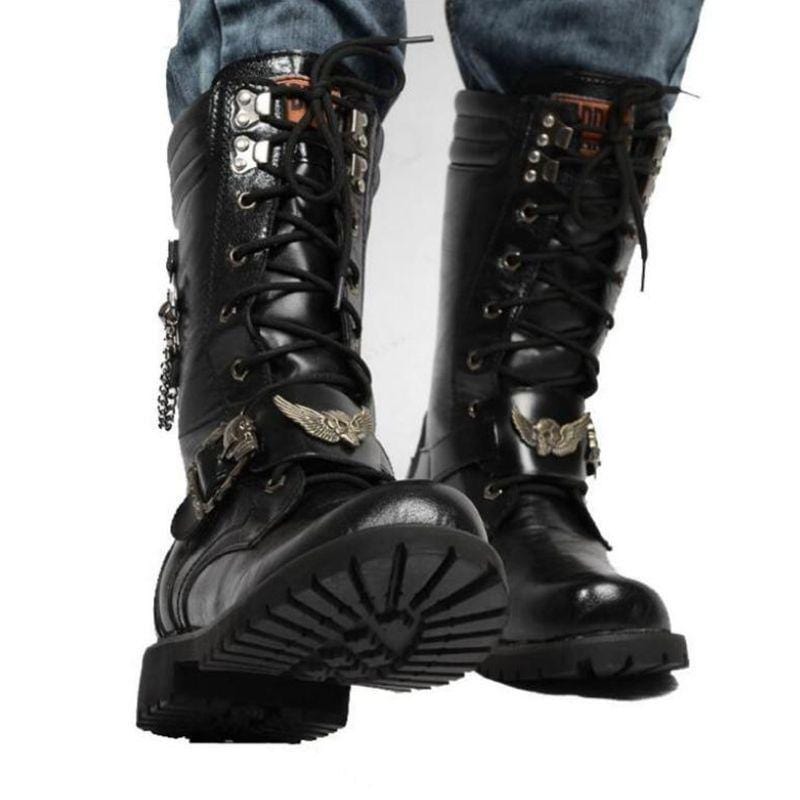 Bottes Steampunk Gothique Tête de Mort | MystiCranium - The Steampunk Emporium