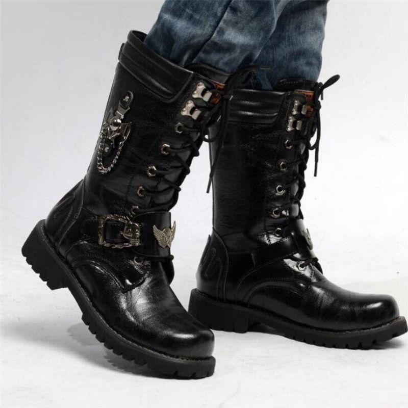 Bottes Steampunk Gothique Tête de Mort | MystiCranium - The Steampunk Emporium