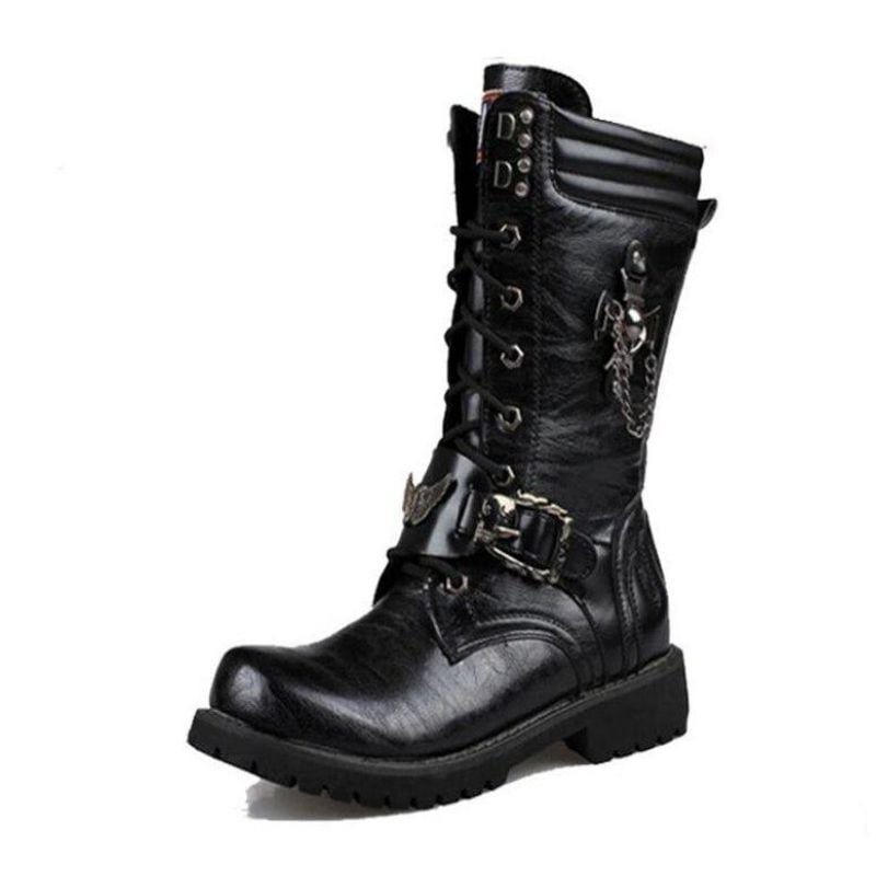 Bottes Steampunk Gothique Tête de Mort | MystiCranium - The Steampunk Emporium Noir / 37