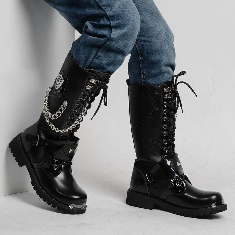 Bottes Steampunk Montantes | SteelTech Boots - The Steampunk Emporium