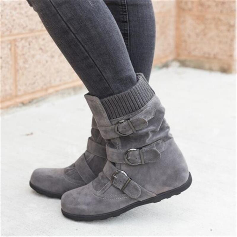 Bottes Thermikraft | Chaudes pour Femme Steampunk - The Steampunk Emporium Gris / 38