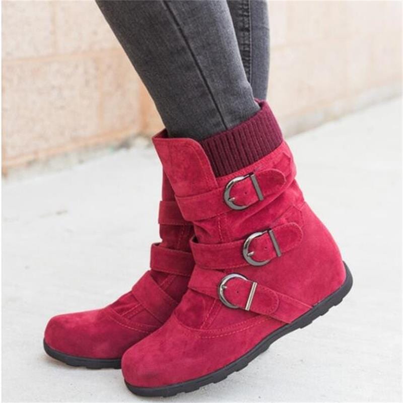 Bottes Thermikraft | Chaudes pour Femme Steampunk - The Steampunk Emporium Rouge / 38