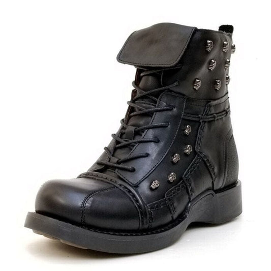 Bottines Moto pour Homme en Cuir | X Change - The Steampunk Emporium