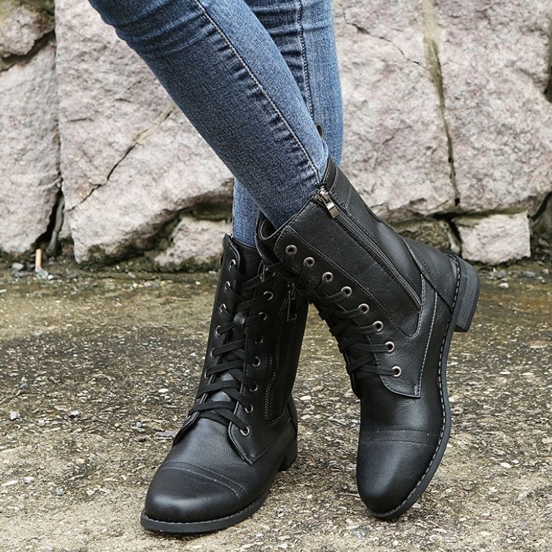 Bottines Punk Rétro | RockBoots - The Steampunk Emporium Noir / 35