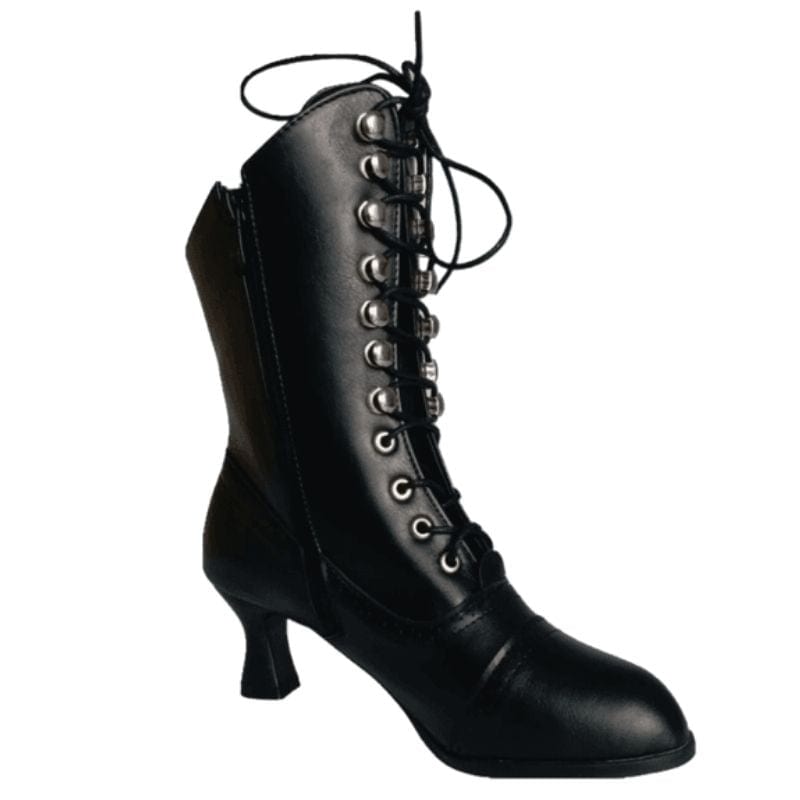 Bottines Victoriennes Noires | Élégance Nocturne - The Steampunk Emporium