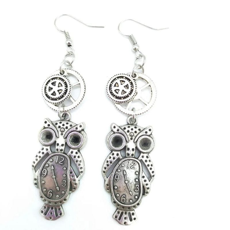 Boucles d'Oreilles Pendantes Steampunk | Collection Mystéria - The Steampunk Emporium Style 36