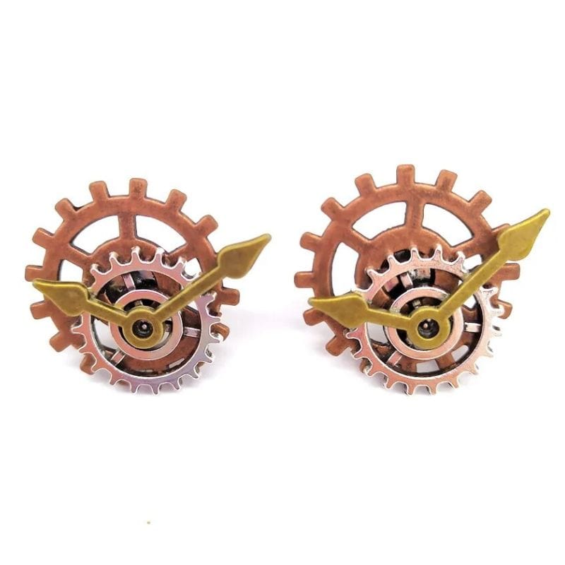 Boucles d'Oreilles Pendantes Steampunk | Collection Mystéria - The Steampunk Emporium Style 4