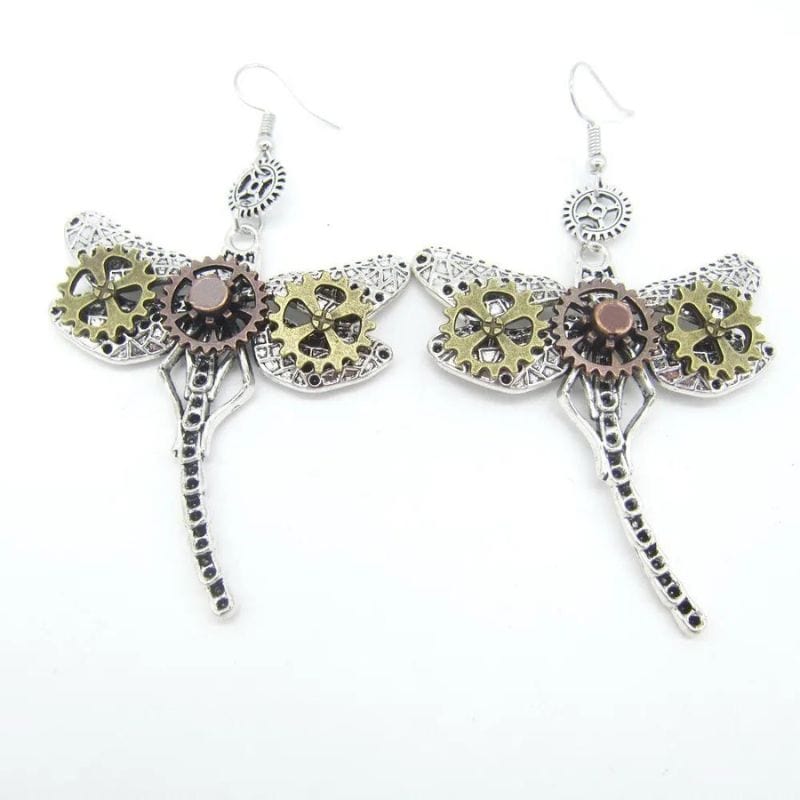 Boucles d'Oreilles Pendantes Steampunk | Collection Mystéria - The Steampunk Emporium Style 40