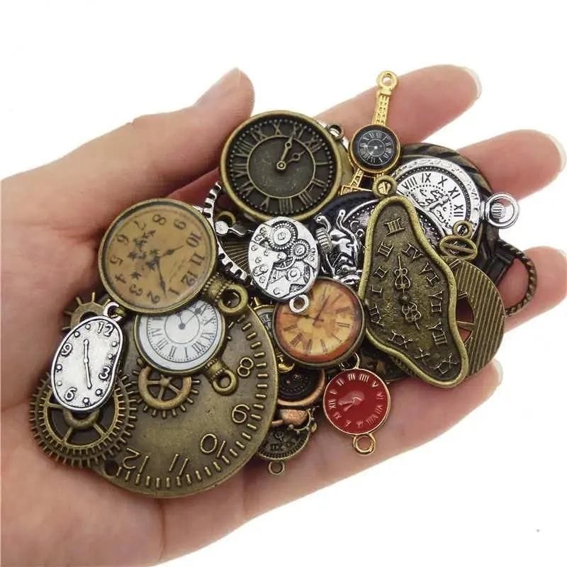 Breloque Cadran de Montre | Charme Horloger Glamour - The Steampunk Emporium Cadran de montre