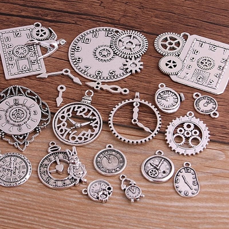 Breloque Steampunk | Éclat d'Antiquité - The Steampunk Emporium Argent