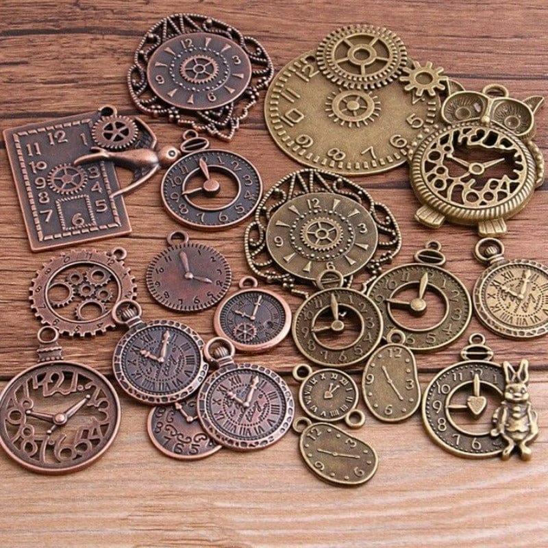 Breloque Steampunk | Éclat d'Antiquité - The Steampunk Emporium Cuivre et Bronze