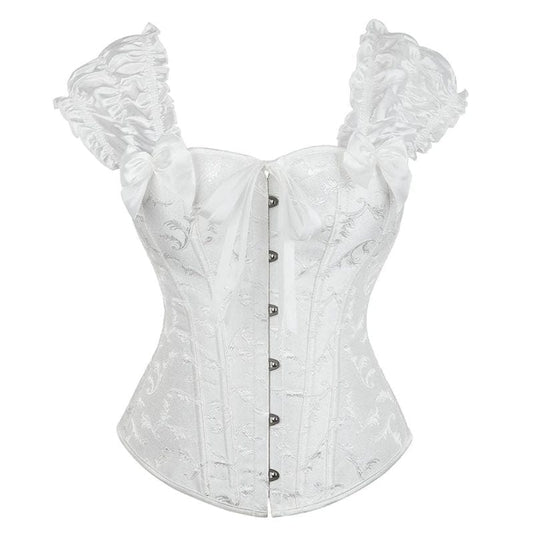 Bustier Blanc Victorien | Divinio - The Steampunk Emporium Blanche / S