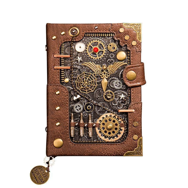 Carnet en PU Steampunk | Édition Luminare - The Steampunk Emporium