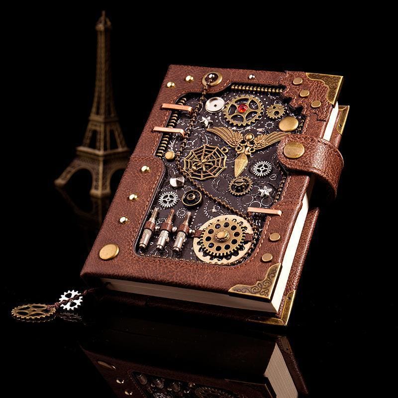 Carnet en PU Steampunk | Édition Luminare - The Steampunk Emporium