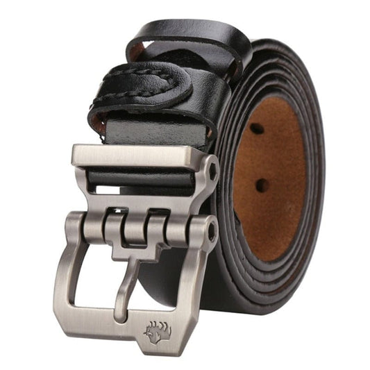 Ceinture Cuir Steampunk pour Homme | SteelCraft Belt - The Steampunk Emporium Noir / 110 cm