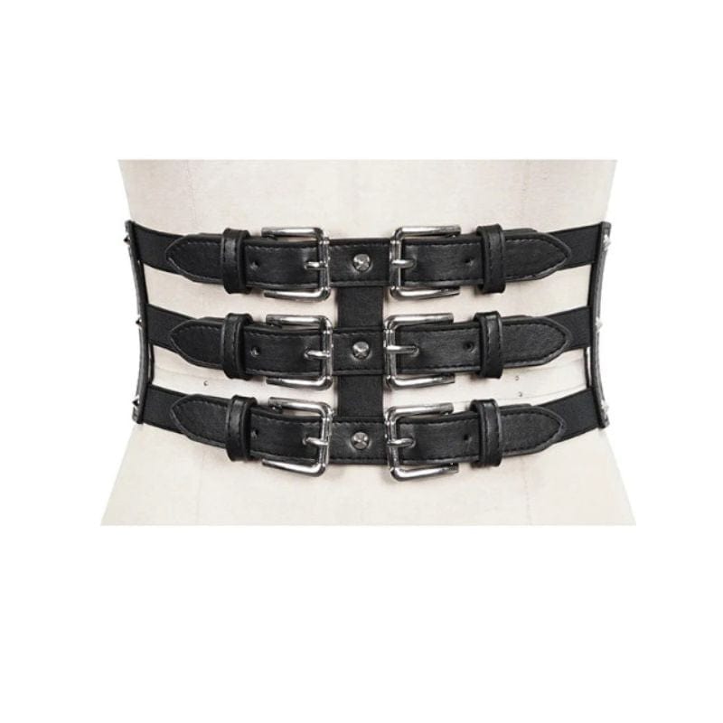 Ceinture Serre Taille Femme Gothique | Élégance Noirceur - The Steampunk Emporium