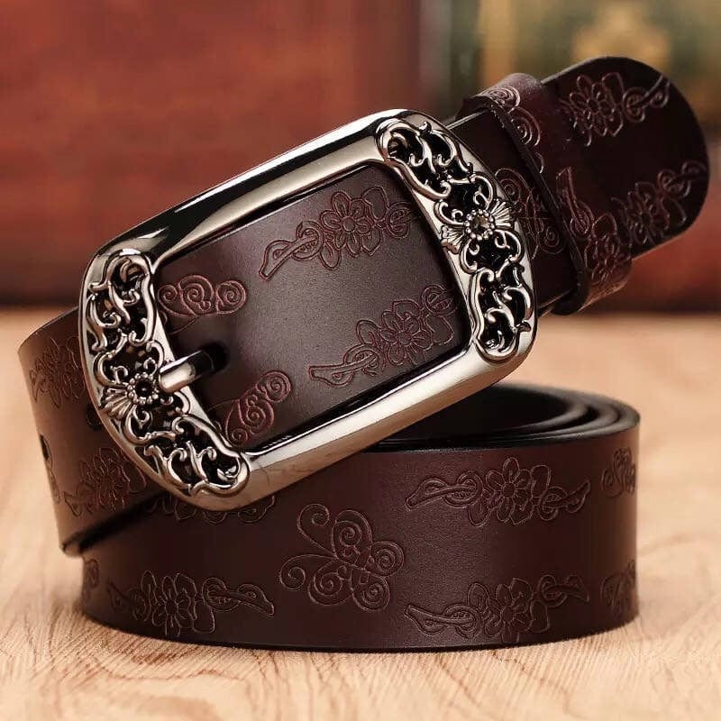 Ceinture Simili Steampunk pour Femme | ShadowGear - The Steampunk Emporium Marron / 105cm