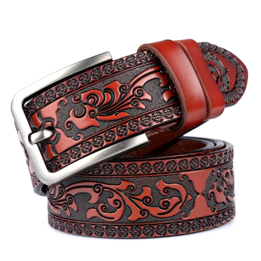 Ceinture Style Western | TrendyCowboy - The Steampunk Emporium Bordeaux / 105cm