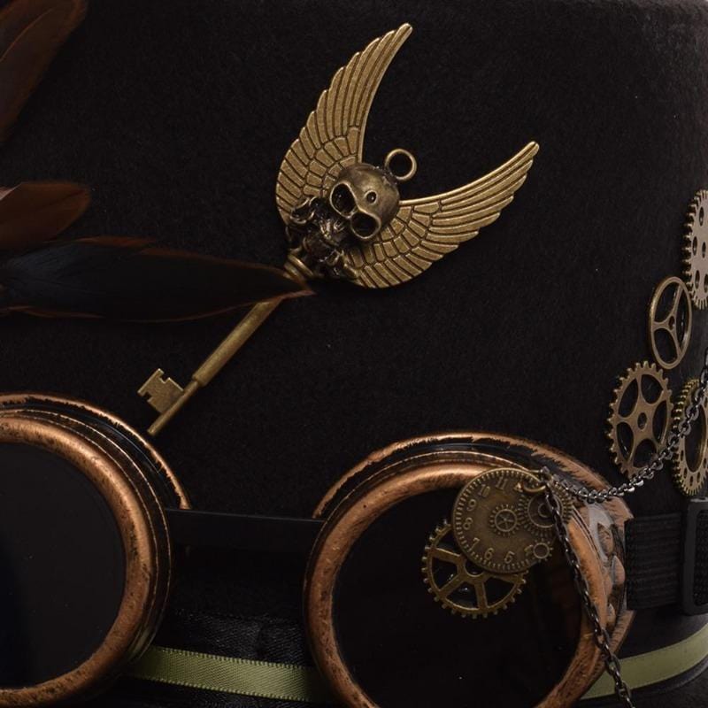 Chapeau d'Aventurier Steampunk | TurboSteel - The Steampunk Emporium