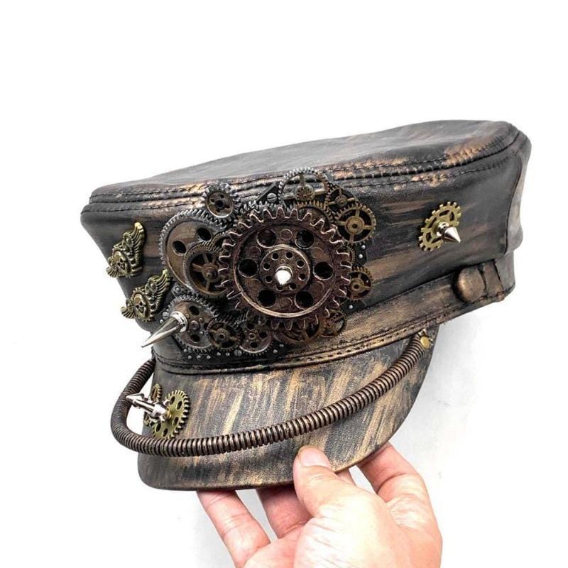 Chapeau Képi pour Homme | LuxeCoiffe - The Steampunk Emporium