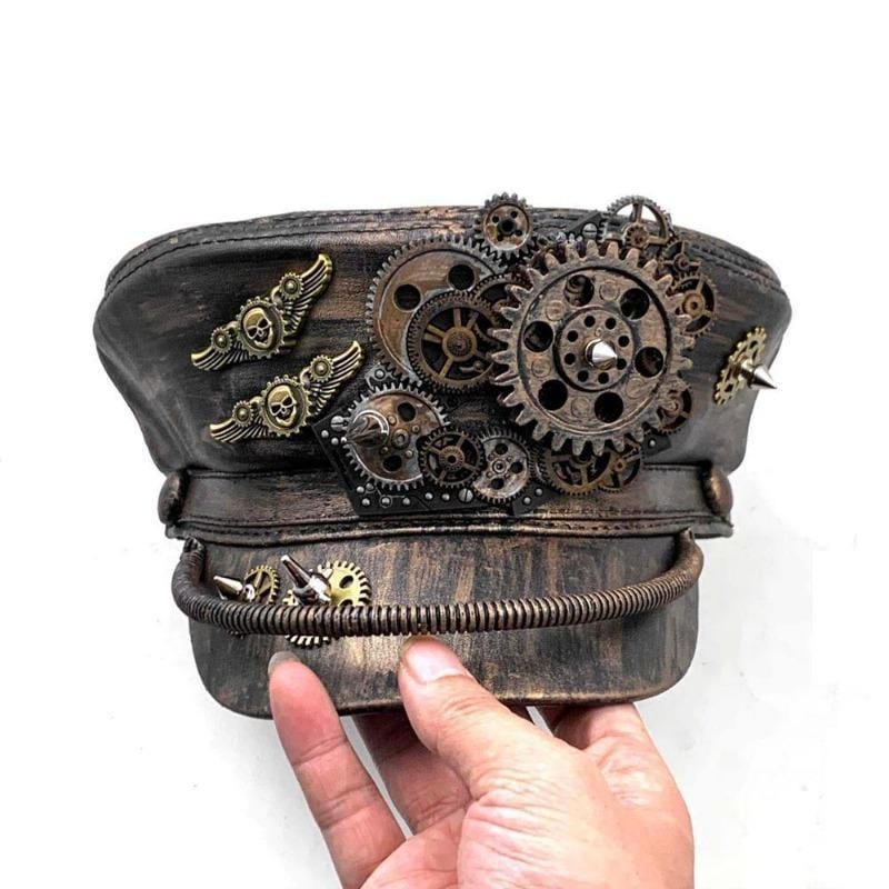 Chapeau Képi pour Homme | LuxeCoiffe - The Steampunk Emporium