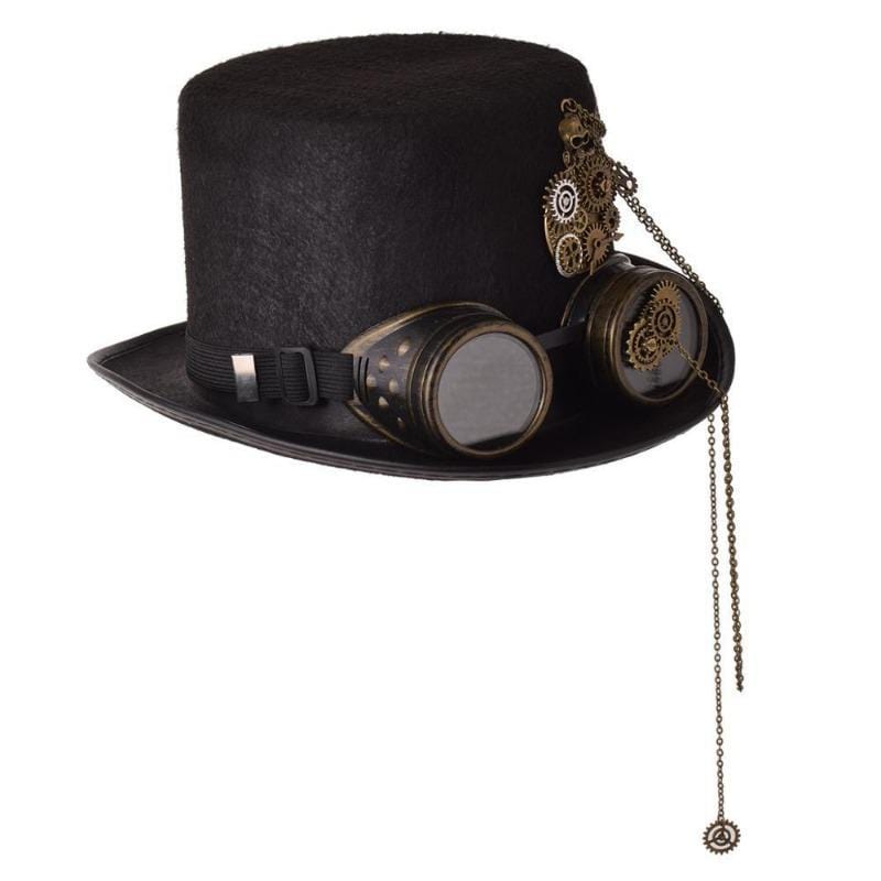 Chapeau Steampunk avec Chaîne | CyberGear - The Steampunk Emporium