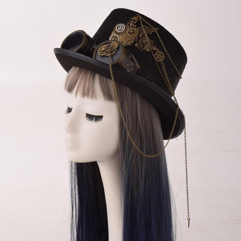 Chapeau Steampunk avec Chaîne | CyberGear - The Steampunk Emporium