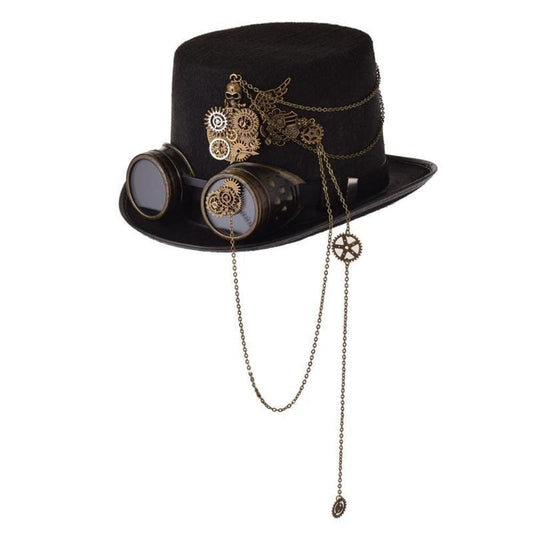 Chapeau Steampunk avec Chaîne | CyberGear - The Steampunk Emporium 58cm