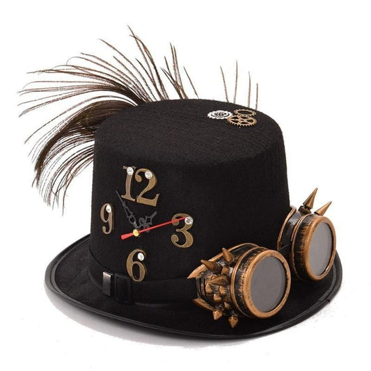 Chapeau Steampunk Avec Plume | Collection Airship - The Steampunk Emporium 56 - 58 cm