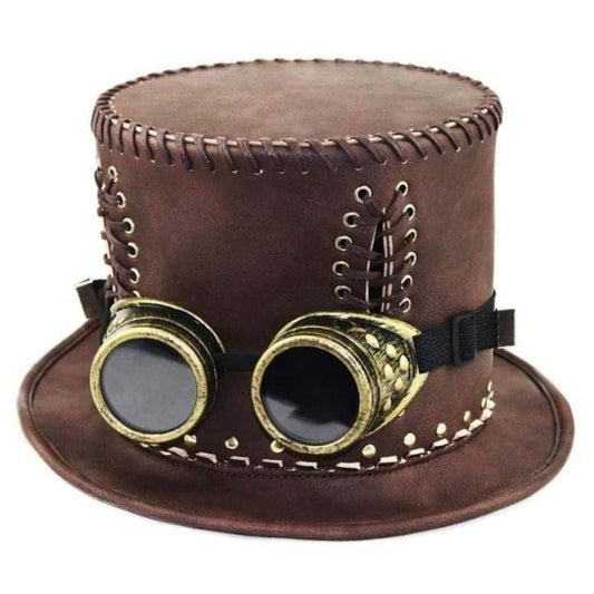 Chapeau Steampunk en PU | SteamFlex - The Steampunk Emporium 54-56 cm