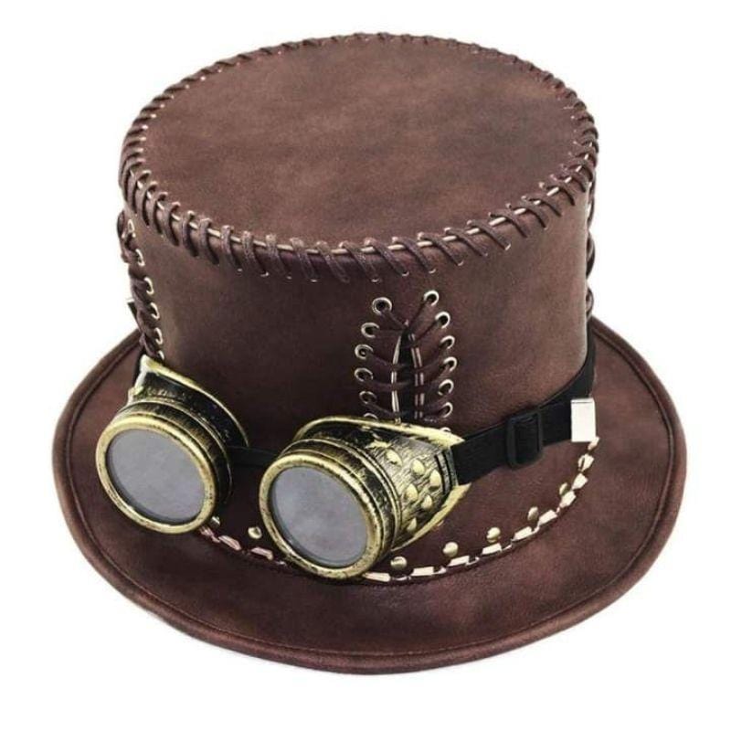 Chapeau Steampunk en PU | SteamFlex - The Steampunk Emporium