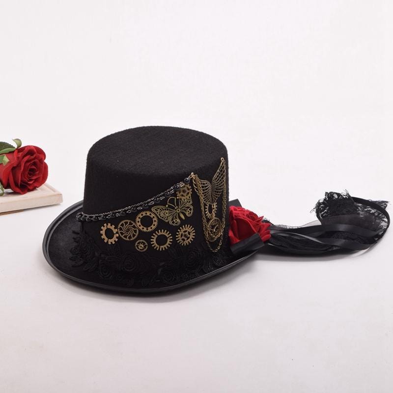 Chapeau Steampunk Gothique | L'Élégance du Temps - The Steampunk Emporium