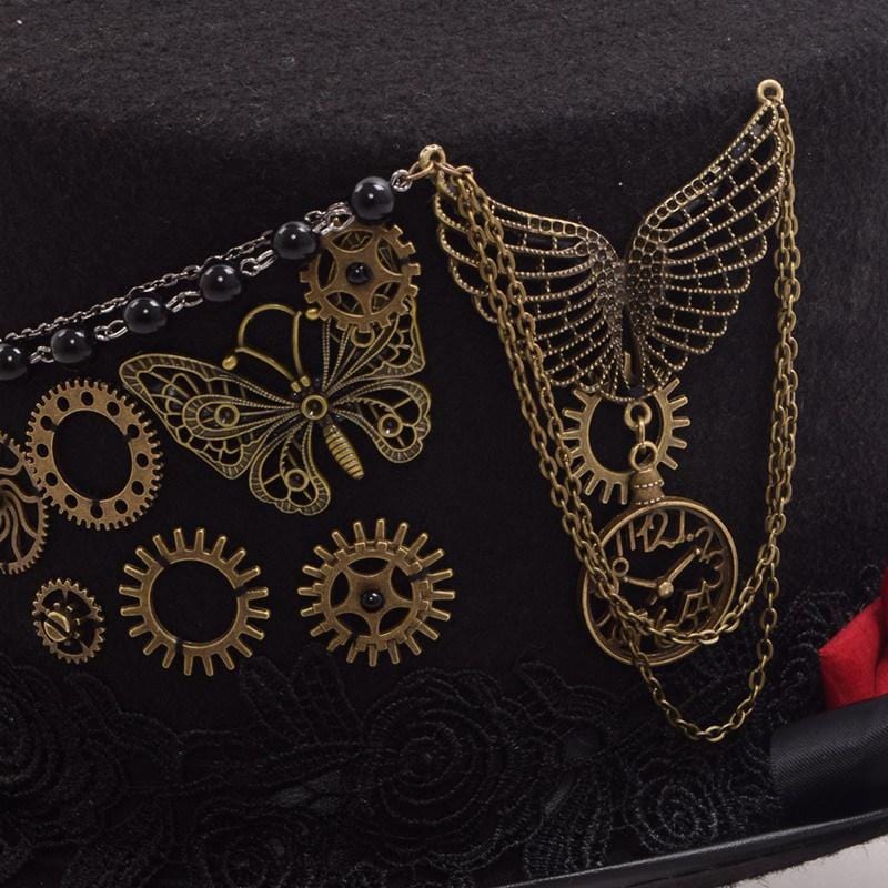 Chapeau Steampunk Gothique | L'Élégance du Temps - The Steampunk Emporium