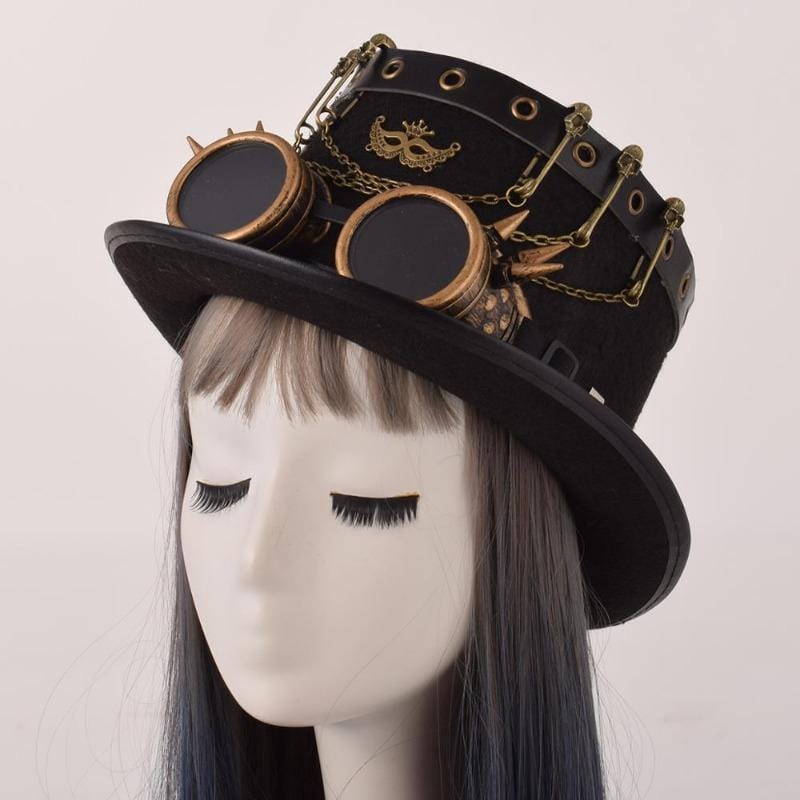 Chapeau Steampunk Haut de Forme Cabaret | Luminaria. - The Steampunk Emporium