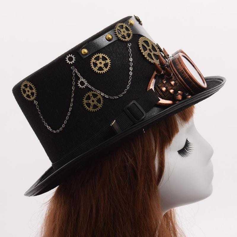 Chapeau Steampunk Haut de Forme Cabaret | Luminaria. - The Steampunk Emporium