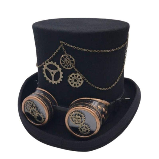 Chapeau Steampunk Haut de Forme | TurboGizmo - The Steampunk Emporium 55cm