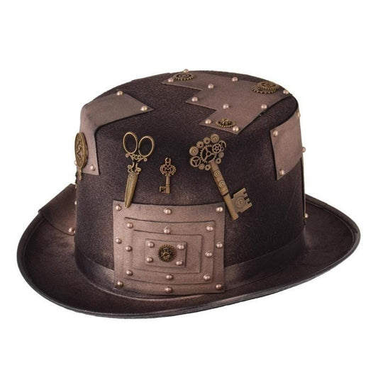 Chapeau Steampunk Marron | SteamWear - The Steampunk Emporium 58 cm