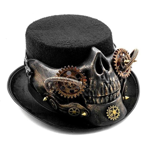 Chapeau Steampunk Tête de Mort | SkullGear - The Steampunk Emporium