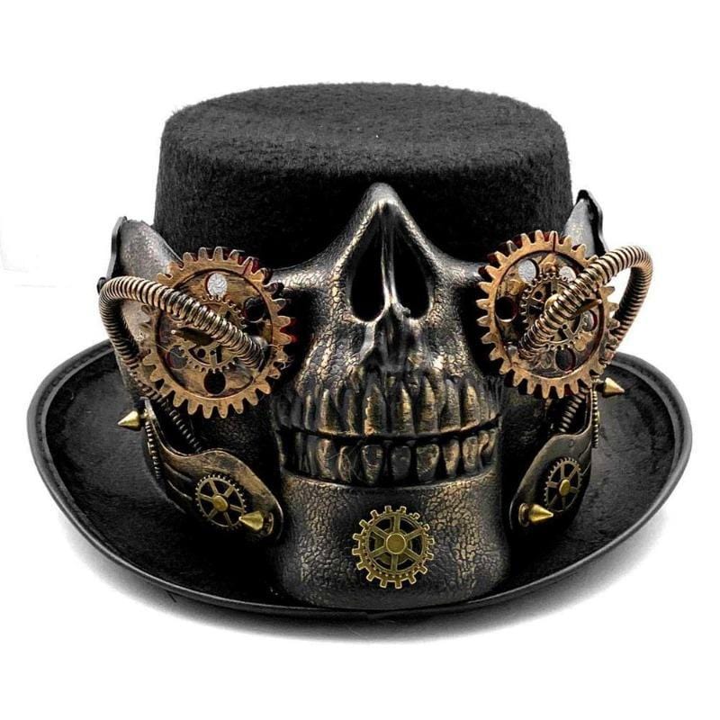 Chapeau Steampunk Tête de Mort | SkullGear - The Steampunk Emporium