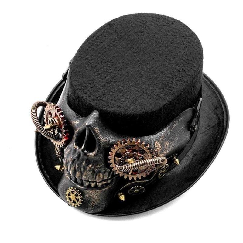 Chapeau Steampunk Tête de Mort | SkullGear - The Steampunk Emporium