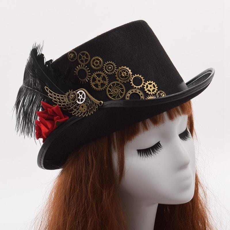 Chapeau Victorien Avec Plume | PlumeVogue - The Steampunk Emporium