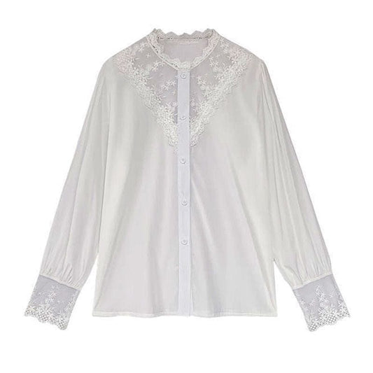 Chemise Blanche Victorienne | Luminance Blanche - The Steampunk Emporium S / Blanche