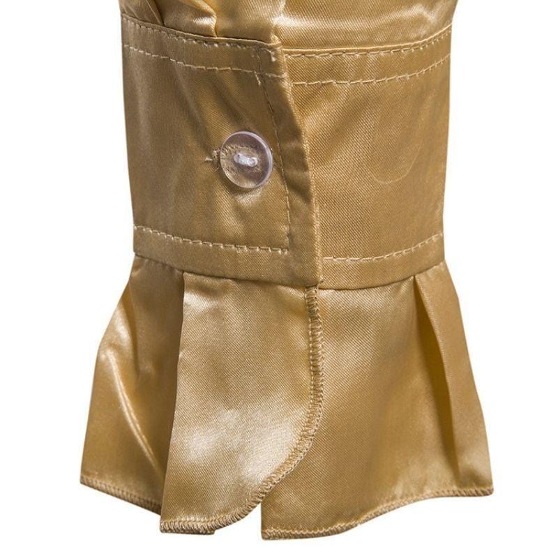 Chemise Steampunk en Satin Gold | GoldSteal - The Steampunk Emporium