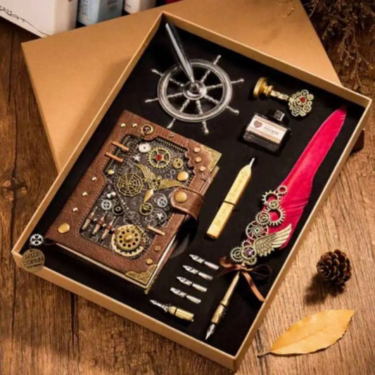 Coffret Steampunk Ultima | SteamGear - The Steampunk Emporium Marron